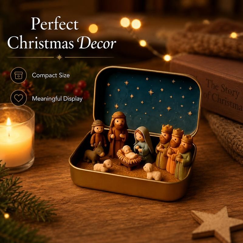 Mini Boxed Nativity Set