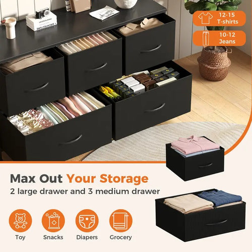5-Drawer Storage Tower