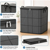 Large Foldable Zippered Storage Bin