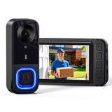 Wireless Doorbell Camera with 4.3" Monitor