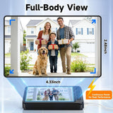 Wireless Doorbell Camera with 4.3" Monitor