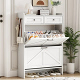 Narrow Shoe Storage Cabinet