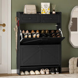 Narrow Shoe Storage Cabinet