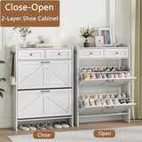 Narrow Shoe Storage Cabinet