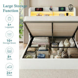 Lift-Up Storage Bed Frame