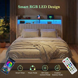 Lift-Up Storage Bed Frame