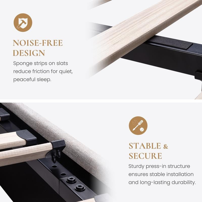 Lift-Up Storage Bed Frame